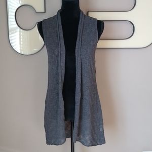 Eileen Fisher Knit Vest Cardigan